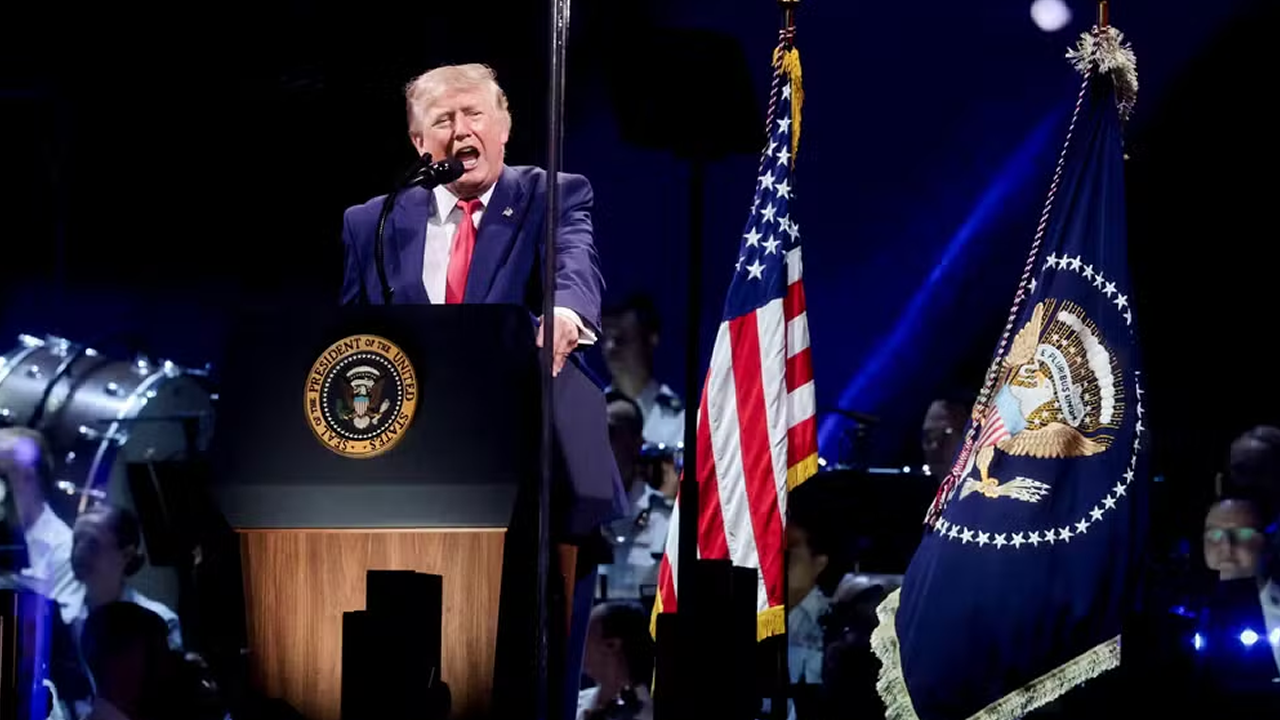 "Não queremos comunistas em nosso país", diz Trump em discurso de comemoração dos 250 anos dos EUA