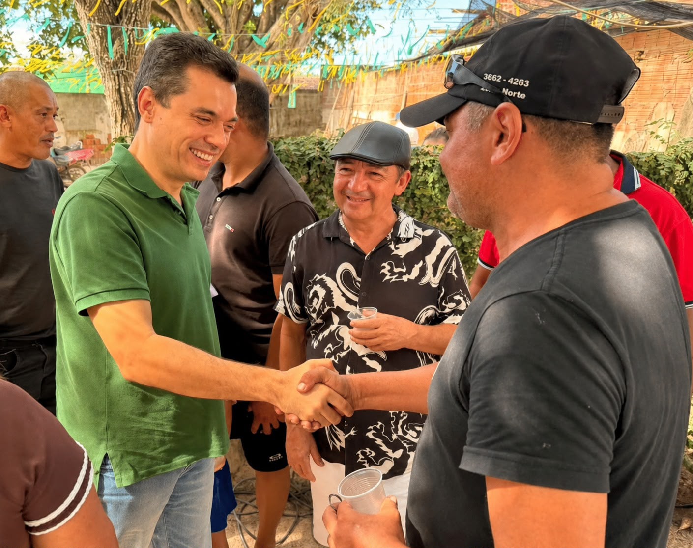 Walter Alves comemora mais uma pesquisa em que lidera a nominata do MDB