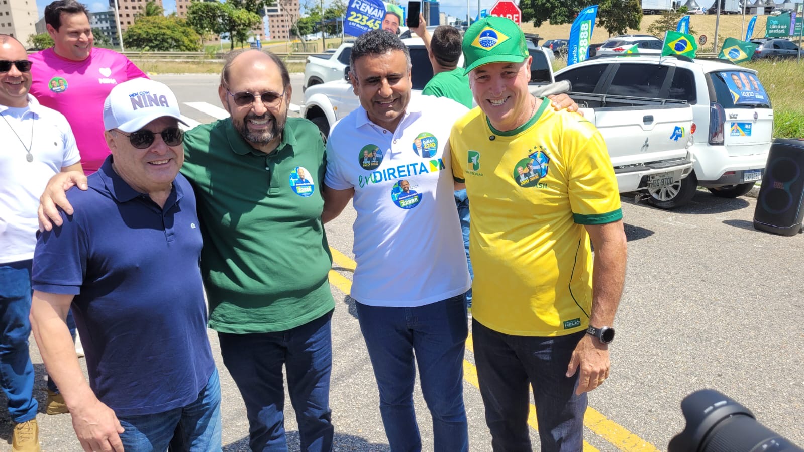 Senador de Bolsonaro: Coronel Hélio inicia campanha com Adesivaço 222 e assume bandeira de Flávio no RN