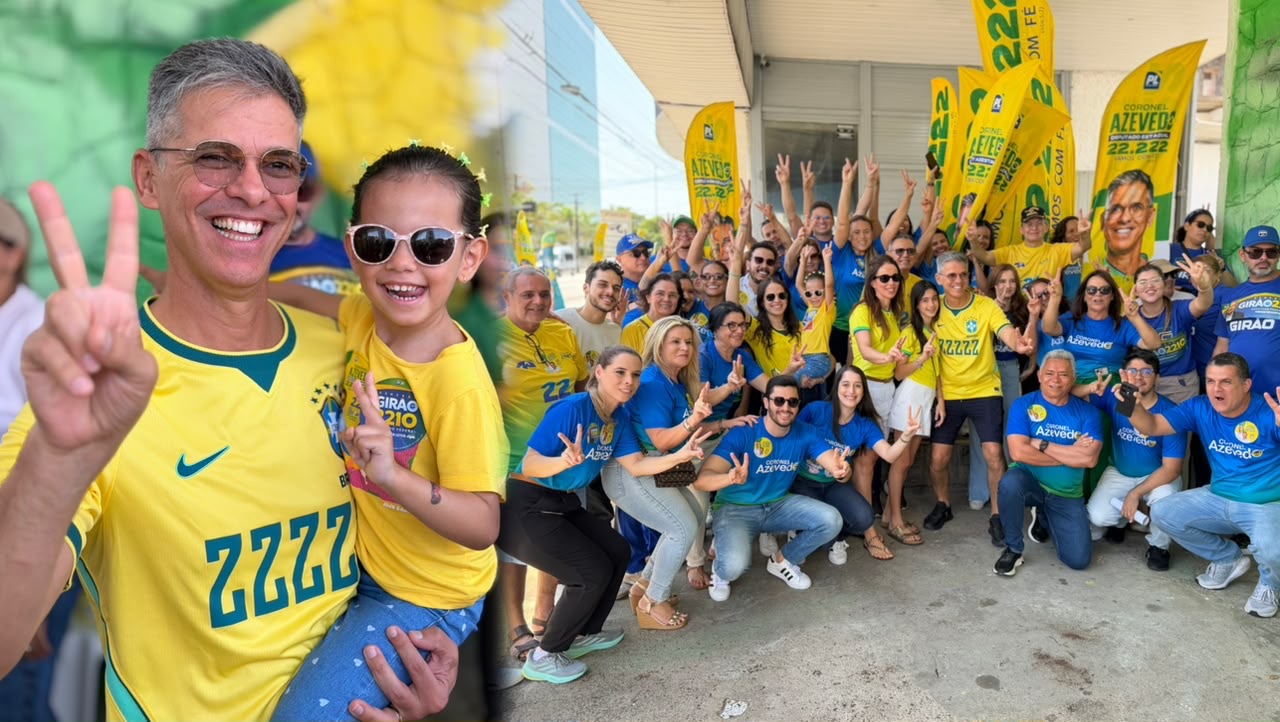 Coronel Azevedo inicia campanha com adesivaço na Avenida Salgado Filho