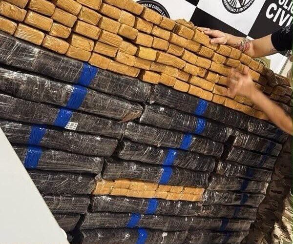 Droga avaliada em mais de R$ 2 milhões e destinada a Mossoró é apreendida na Paraíba