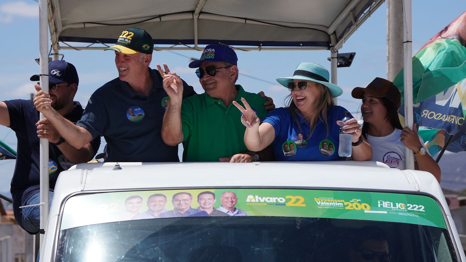 Coronel Hélio participa de grande mobilização da Caravana 22 no Seridó e de maior carreata da história de Caicó