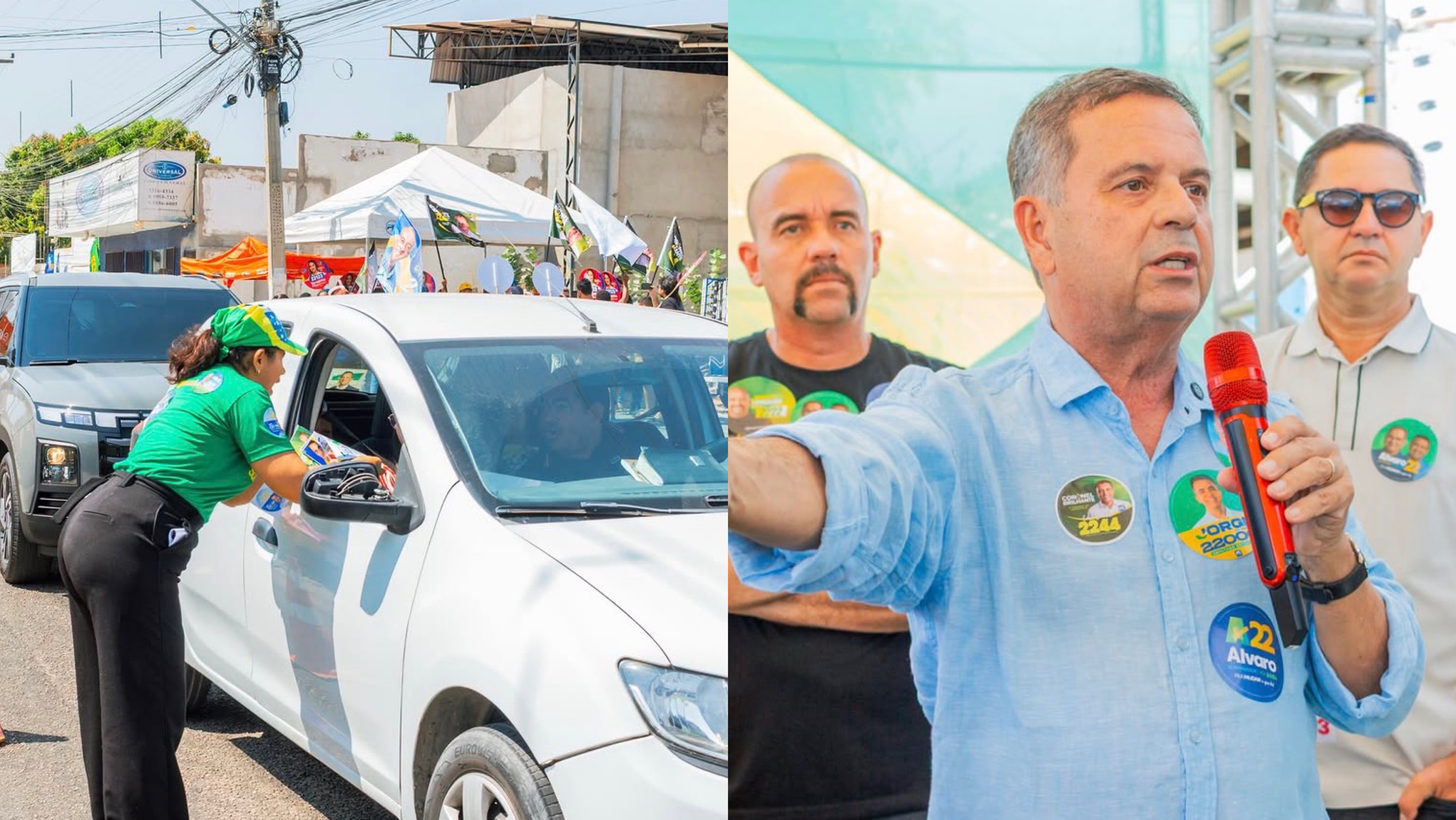 Adesivaço do PL em Mossoró marca início da campanha de Flávio Bolsonaro à Presidência