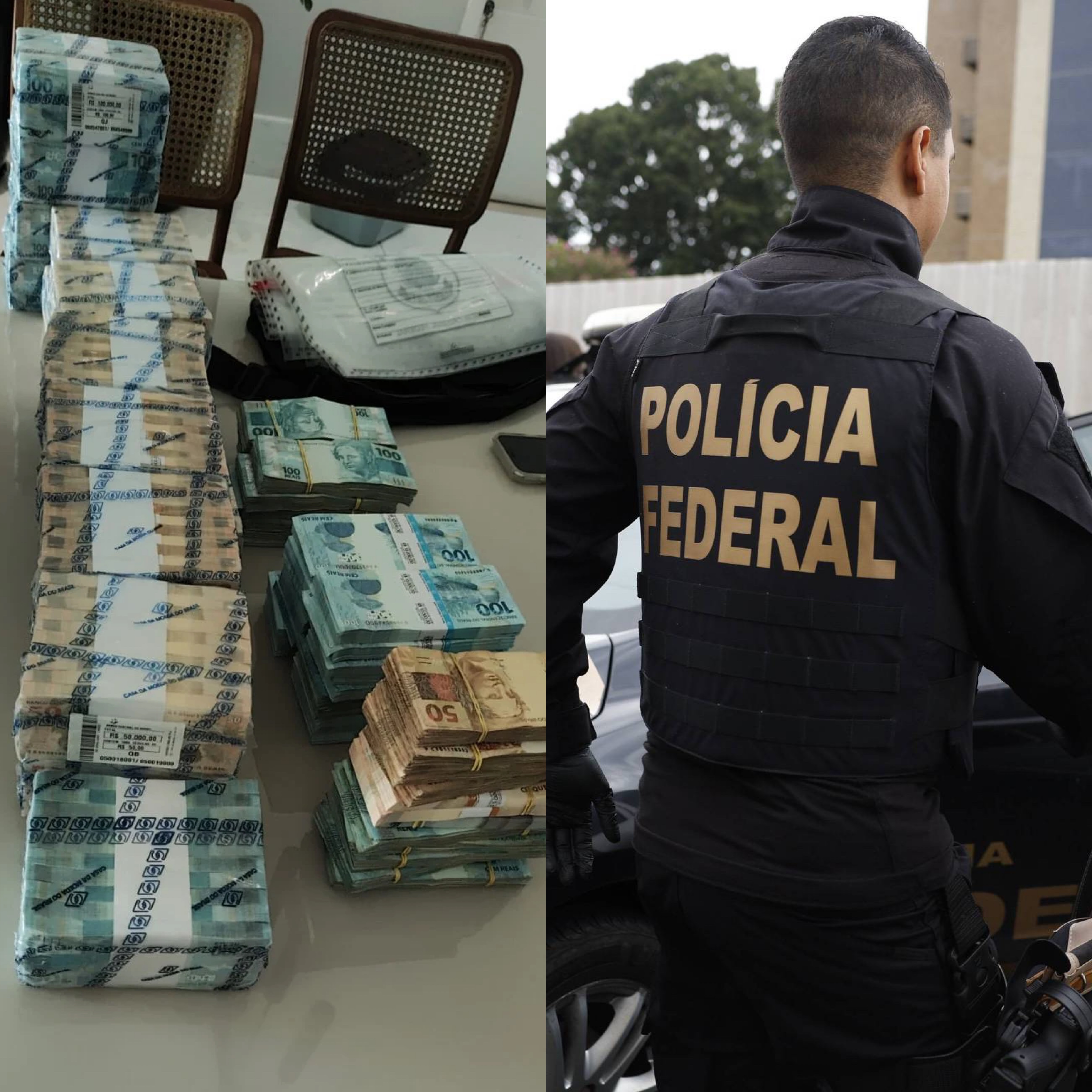 PF apreende mais de R$ 1,5 milhão em espécie durante operação que investiga possível caixa dois eleitoral no RN