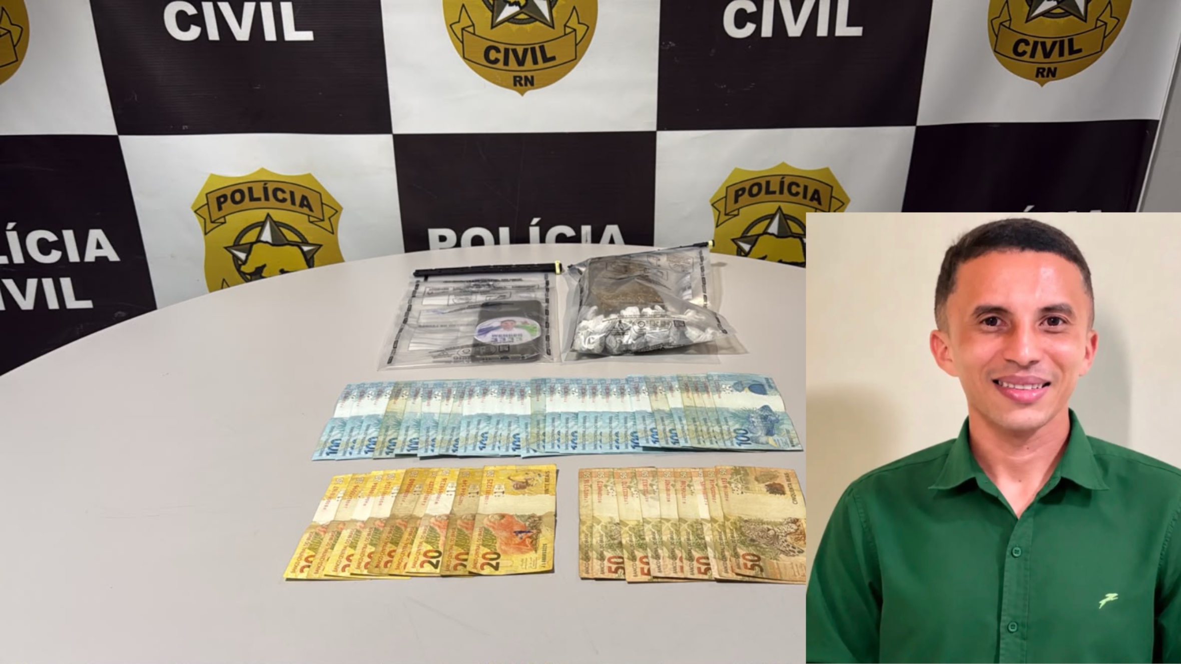 Candidato a deputado federal pelo RN é preso em flagrante por suspeita de tráfico de drogas em Alexandria