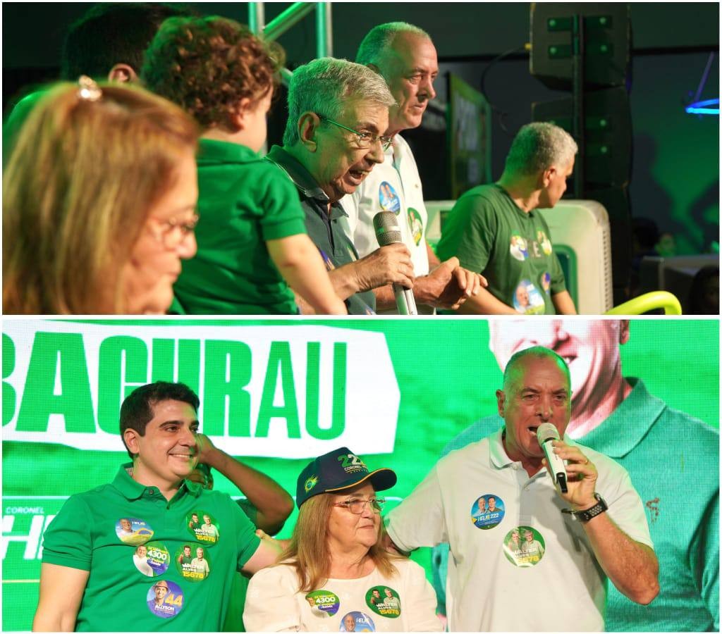Garibaldi e Walter Alves pedem voto para Coronel Hélio em Apodi