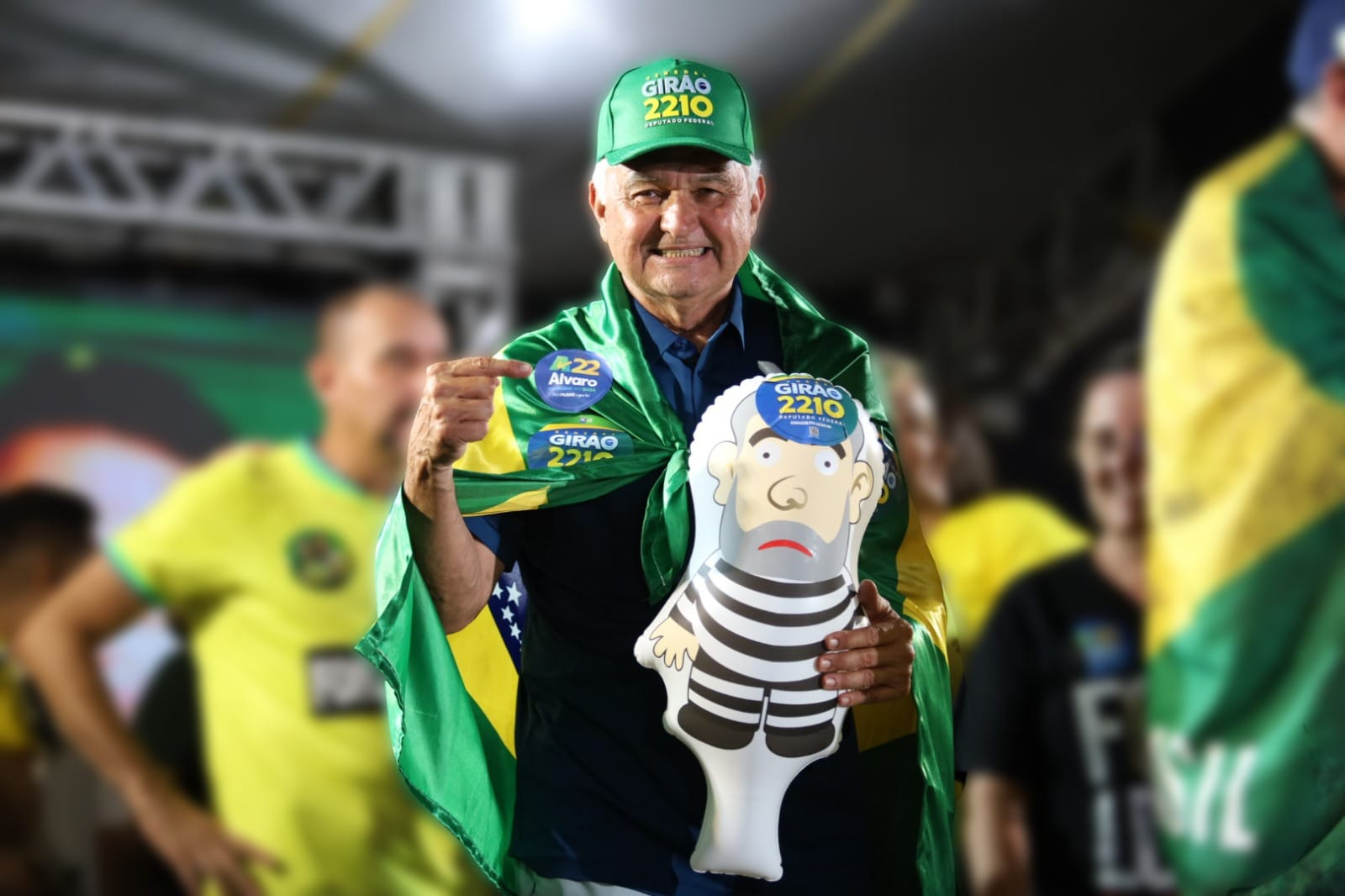 General Girão, pioneiro da direita bolsonarista em Mossoró, volta às ruas e lidera Carreata da Liberdade nesta quarta