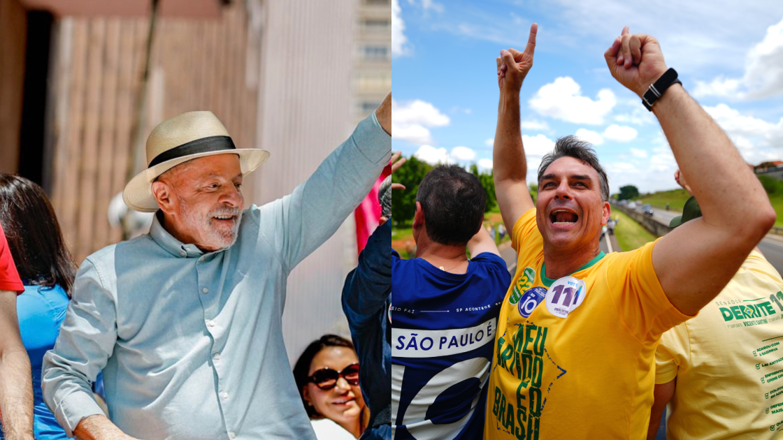 Datafolha: Flávio Bolsonaro tem 51% dos votos válidos, contra 49% de Lula